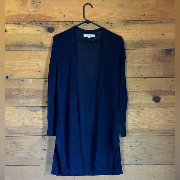 Navy Open Cardigan - Picture 1 of 4